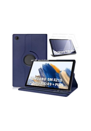 Galaxy Tab A9 Plus 11" Uyumlu Kılıf Zırh Ve Ekran Koruyucu Set