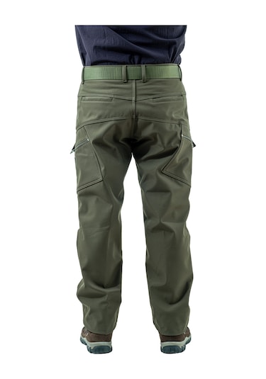 İçi Polarlı Softshell Pantolon - Su Rüzgar Geçirmez - Savage - Haki - Tactical Pantolon Çok Renkli