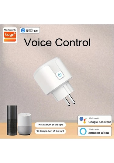 Motion003 Alexa Ses Kontrolü 16a Ab Akıllı Fiş Wi-fi 16a Enerji Ölçüm 110v/220v Oyun Bil