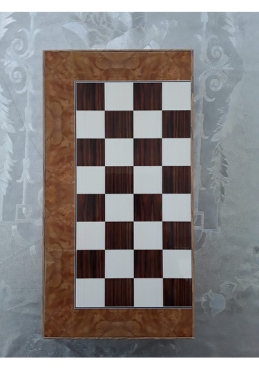 Yenigün Rose Desen Küçük Tavla