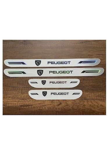 Peugeot Aynalı Kapı Eşiği 4'lü Set