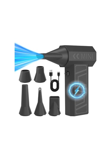 Xuweiwei 300000 Rpm Yüksek Hızlı Mini Turbo Fan Standard Şarj Edilebilir Pil Kompakt Taşınabilir Ev Ofis Laptop Oyun Outdoor Serinletici