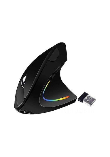 Geeroyoo "dikey Kablosuz Fare - 1600 Dpı, 6 Tuşlu, Şarj Edilebilir, Pc/mac Uyumlu, Ergonomik Tasarım" 001
