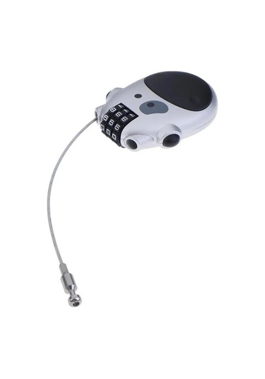 Ayt Sunup 3 Haneli Şifreli Güvenlik Kilidi Kopmaz Çelik Halatlı Bisiklet Scooter Kilit