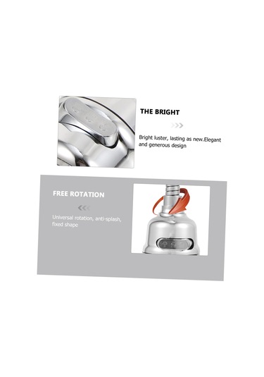 Foytokı 1 Bilgisayar Musluk Duş Püskürtücü Ile Mutfak Musluk Gümüş