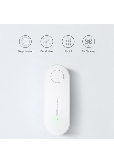 Neevoyu Beyaz Avrupa Şarjlı İyonik Hava Temizleyici - Evcil Hayvan Koku Giderici, 40-60 M², 40db Alçak Gürültü, Hızlı Temizleme Beyaz