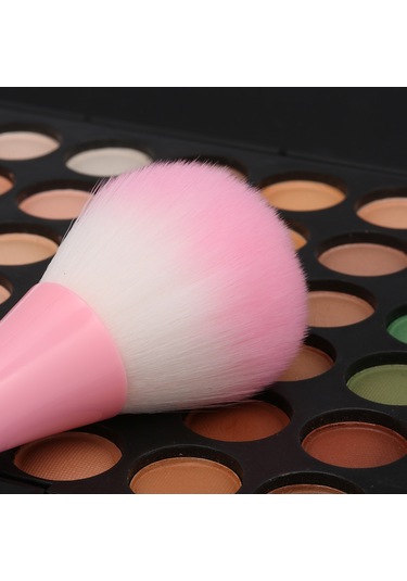 Hfambition Uzun Saplı Tırnak Toz Temizleme Fırçası - Yumuşak Nilon Tırnak Ve Yüz Bakımı Fırçası Pembe