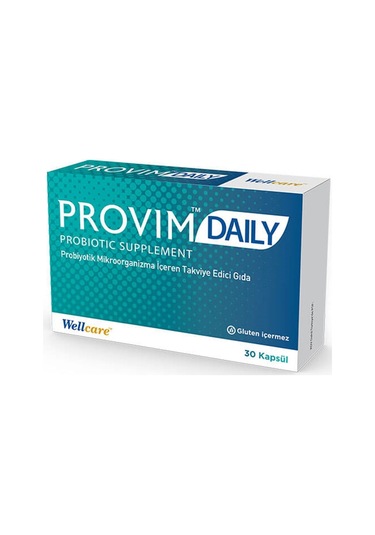 Wellcare Provim Daily Probiotik 30 Kapsül