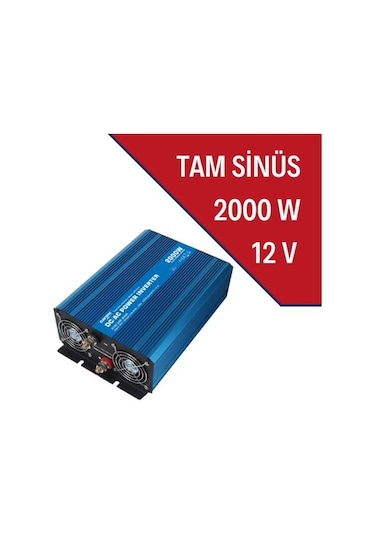 Carspa Lexron 12 Volt 220 Volt Çevirici 2000 Watt Tam Sinüs İnvertör