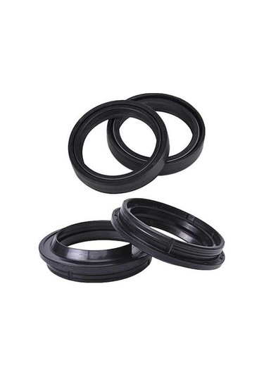 Ganzhoushop Yağ X X Ve Toz Suntek Siyah Ön Mv Mm Kiti Keçesi Keçesi Için F4 Çatal Agusta 63 50 11 İx Siyah