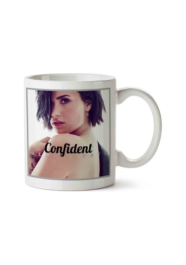 Demı Lovato Confıdent 2 İki Tarafı Baskılı Kupa Bardak.jpg