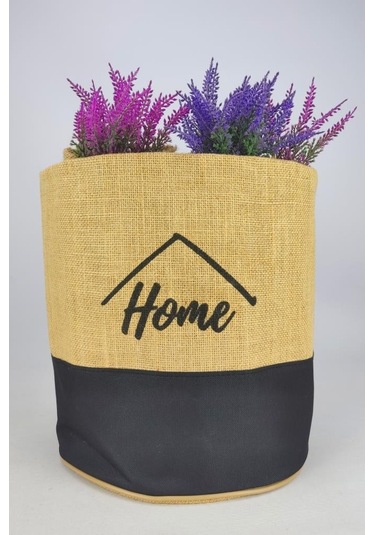 Digithome Hasır Çok Amaçlı Düzenleyici Organizer Yuvarlak Saksılık Siyah - Cly-j1023