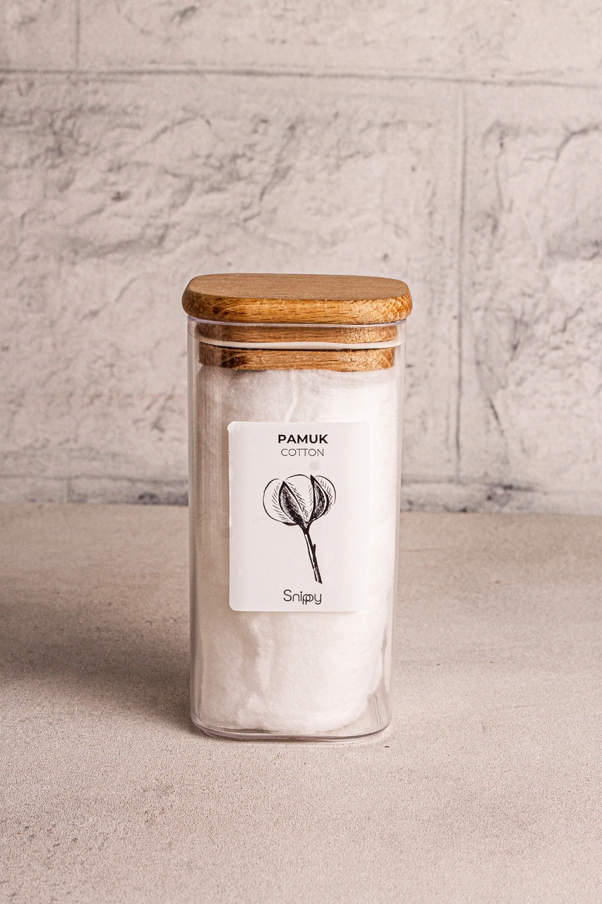 Luvo - 3'lü Kare Ahşap Vakum Kapaklı Banyo Düzenleyici Plastik Banyo Seti Etiketli Banyo Organizeri Ahşap