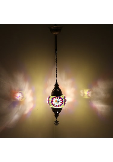 Dekoratif MOZAİK GECE LAMBASI KARALP MOZAİK DEN