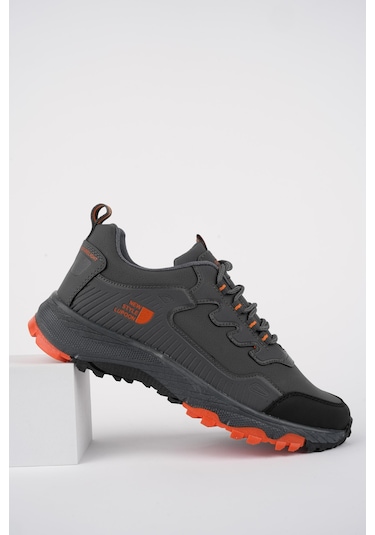 Muggo Kuzey Unisex Garantili Trekking Outdoor Sneaker Ayakkabı Füme