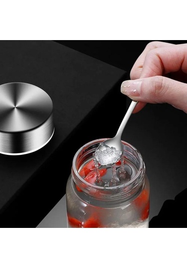 Yunboo 5 Adet 304 Paslanmaz Çelik Mini Kahve/çay Kaşığı Seti - Dayanıklı Ve Şık Tasarım Gümüş