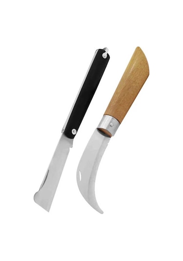 Bağ Ası Bıçağı Eğri Uçlu Ası Bıçağı 2'li Set 22 Cm