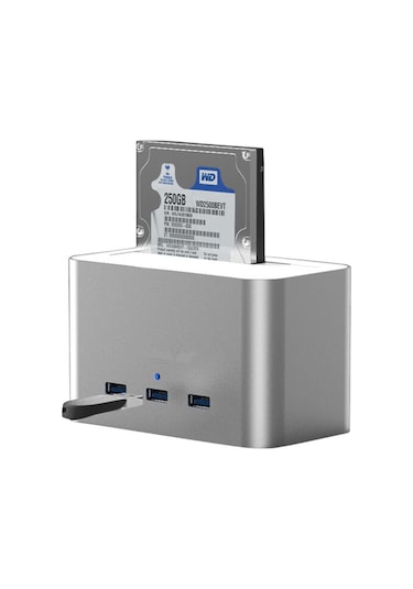 Codegen Alüminyum Usb3.0 3.5"-2.5" Hdd Sata 3 Port Usb Hub Dock
