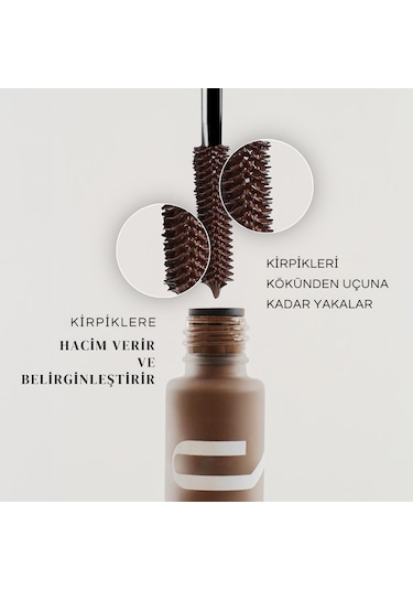 Baims Eyecatching Vegan Doğal Maskara Kahverengi