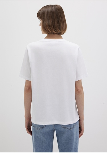 Mavi - Miav Baskılı Beyaz Tişört 1612452-620 Beyaz