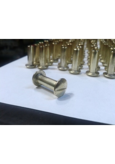 1.5 CM Dosya Klasör Menü Kartela Vidası Sarı 100 Adet