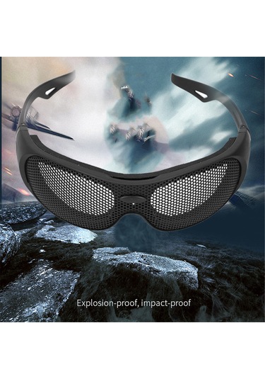 Symbee Taşınabilir Metal Ağı Güneş Gözlüğü - Bahçe Budama, Orman Keşfi Ve Outdoor Aktivite İçin Rüzgar Ve Kum Engeli, Hafif Pc Malzeme İle Dayanıklı