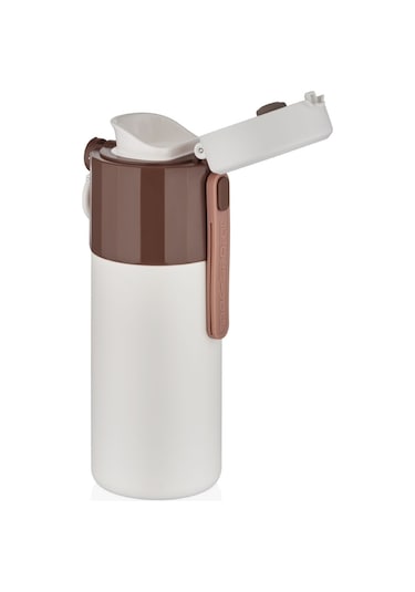 Tkk 450 Ml Kahverengi Paslanmaz Çelik Termos - Kahve Termosu - Çocuk Ve Yetişkin