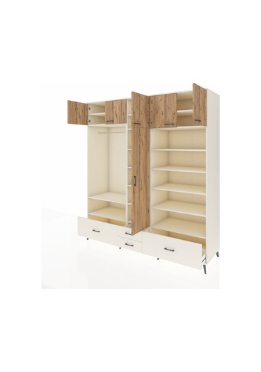 Kronos Dolap 18 Raflı 4 Çekmeceli Tek Askılı 220x59x243 Aytaşı-çam/aytaşı Atlas Çam/aytası Kronos Dolap 18 Raflı 4 Çekmeceli Tek Askılı 220x59x243 Aytaşı-çam/aytaşı Atlas Çam/aytası