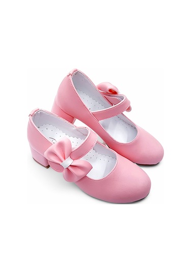 Beebron Ortopedik Topuklu Abiye Kız Çocuk Ayakkabı Soft Series Abiayk2401 Pembe Pembe
