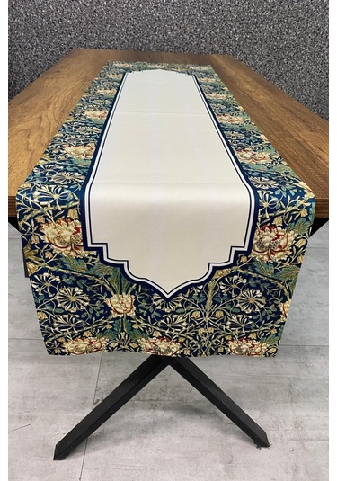 Geleneksel Desenli Runner 40x140 Cm Renkli
