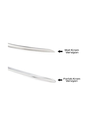 S-Dizayn Fiat Egea Sedan Krom Ön Tampon Çıtası 2020 Üzeri Mat Kr