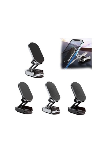 Yulong Ximistore9 360 Dönebilen Katlanır Manyetik Araç Telefon Siyah