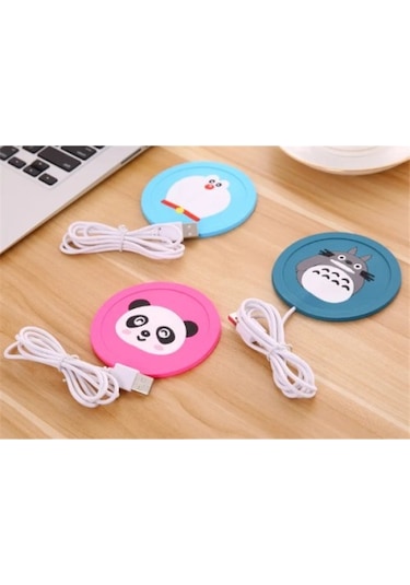 Usb Silikon Bardak Altı Isıtıcı Açık Gri