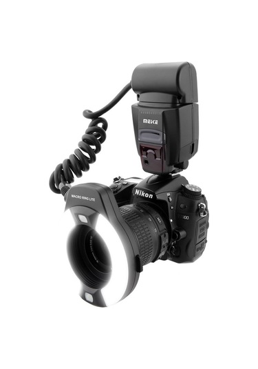 Meike MK-14EXT-N i-TTL Nikon Uyumlu Makro Ring Flaş