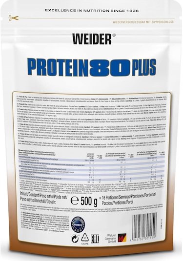 Weider 80 Plus Casein + İsolate + Whey + Egg Yumurta Komplex Pr