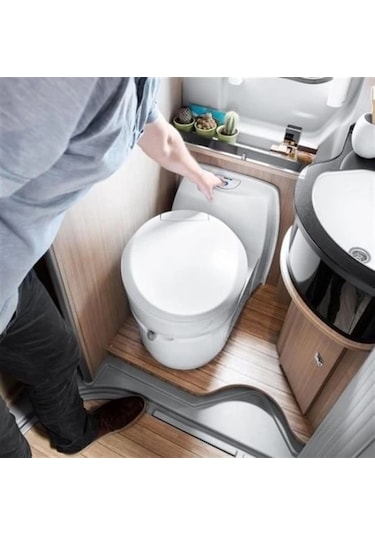 Thetford C223-cs 12v Kasetli Döner Tuvalet Servis Kapağı Dahil