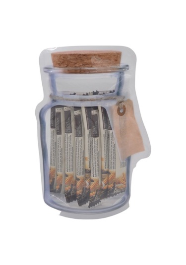 Kavanoz Görünümlü Kilitli Poşet Çıtçıtlı Ve Pratik Torba 4 Adet Diğer