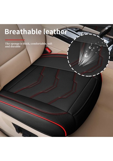 Liangmei Lüks Araba Koltuğu Kapağı Pu Deri Koltuk Minderi