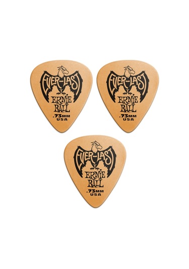 Ernie Ball P09190-3 Gitar Penası 3 Adet Everlast 0.73 Mm Turuncu