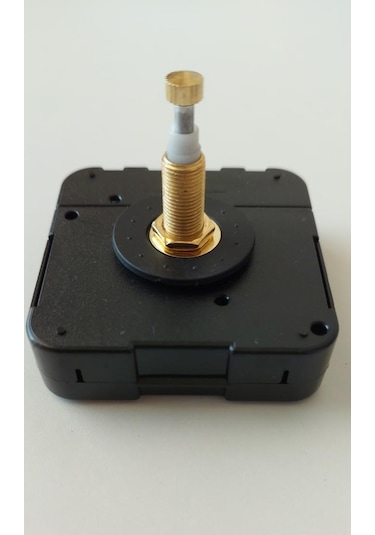 Büyük Duvar Saati Mekanizması 31 Mm Şaft Uzun Şaft Saat Motoru Altın