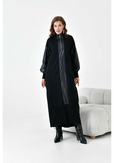 Ftz Kadın İki İp Elbise Siyah 30950 Siyah