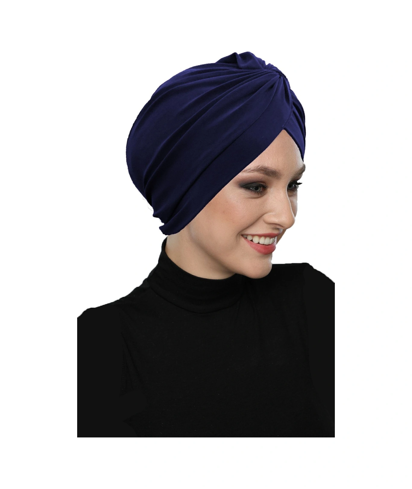 Çapraz Kancalı Mor Hazır Türban Tesettür Dış Ve Havuz Bonesi Mor