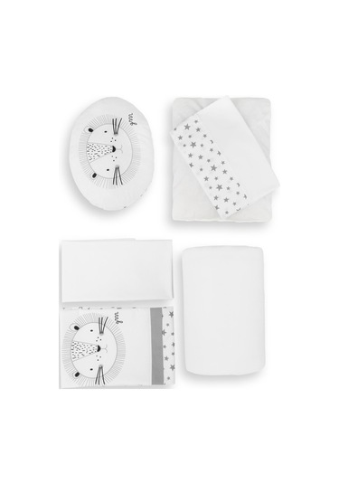 Wellgro Park Yatak Ve Beşik Uyku Seti - 6 Parça, Gri