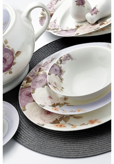 Sıla Premium Lüx Yemek Takımı Açık Mor