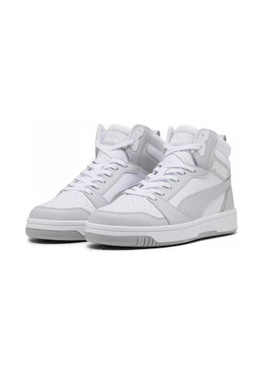 Puma Rebound V6 White-ash Gray Unisex Spor Ayakkabısı 392326-05 Çok Renkli