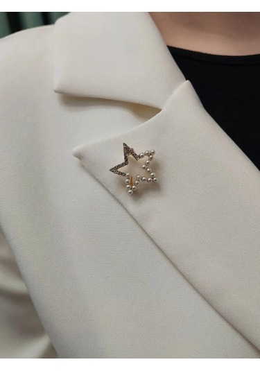 Fashion Jewelry Orijinal Yıldız Broş 292466956 Beyaz