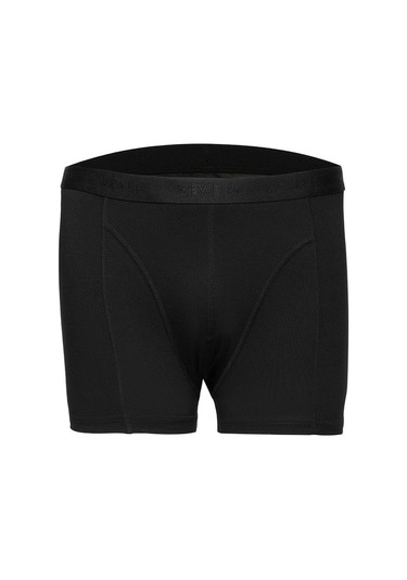 Weweus Siyah Micro Modal Premium Erkek Boxer 1418 Siyah