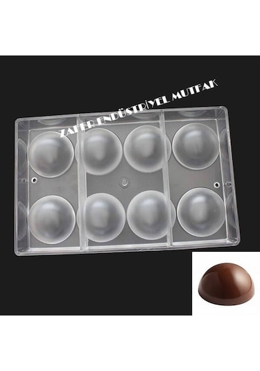 Polikarbon Çikolata Kalıbı, Küre 40 gr. Zem