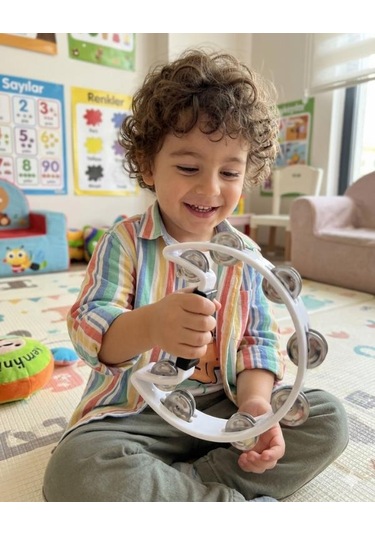 Temel Yarım Ay Tef 16 Zilli Beyaz 21.5 Cm