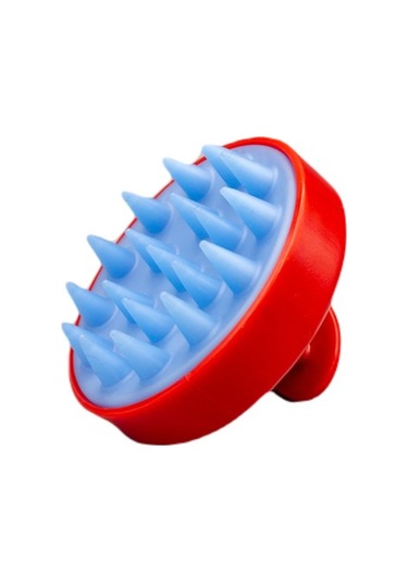 Lovelybird Kırmızı Saç Derisi Masaj ve Şampuan Tarağı